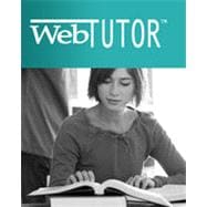 WebTutor on WebCT 2-Semester Instant Access Code for Starr/Taggart's 9780495558125