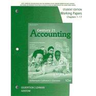 Working Papers Package for Gilbertson/Lehman/Gentene’s Century 21 Accounting: General Journal, 10th 9780840068125