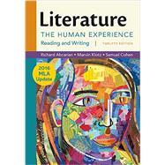 Literature: The Human Experience with 2016 MLA Update 9781319088125