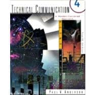 Technical Communication A Reader-Centered Approach with APA Update Card 9780838408131