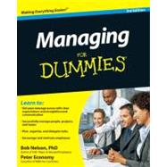 Managing For Dummies 9780470618134