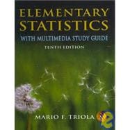 Elementary Statistics : With Mutlimedia Study Guide 9780321518187