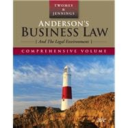 Anderson's Business Law and the Legal Environment, Comprehensive Edition 9780324638189