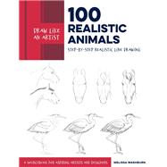 Draw Like an Artist: 100 Realistic Animals 9781631598197