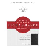 RVR 1960/KJV Biblia Bilingüe Letra Grande, negro imitación piel con índice 9781586408206