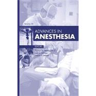 Advances in Anesthesia 9780323068208