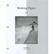 Working Papers (print) for Principles of Financial Accounting (CH 1-17) 9780077338213