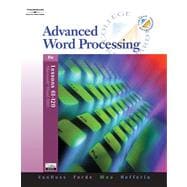 Advanced Word Processing, Lessons 61-120 (with Data CD-ROM) 9780538728232