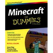 Minecraft for Dummies 9781118968239