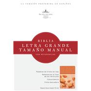 RVR 1960 Biblia Letra Grande Tamaño Manual, damasco/coral símil piel 9781586408244