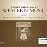 Oxford Anthology of Western Music Vol Two: The Mid-Eighteenth Century to the Late Nineteenth Century 9780199768264