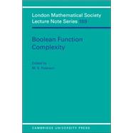 Boolean Function Complexity