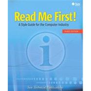 Read Me First! A Style Guide for the Computer Industry, Third Edition 9780137058266
