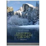 California Criminal Law Concepts 9781323078280