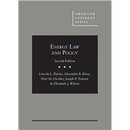 Energy Law and Policy 9781640208285