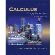 Calculus with Applications, Brief Version 9780321228291