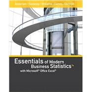 Essentials of Modern Business Statistics with Microsoft Office Excel (with XLSTAT Education Edition Printed Access Card) 9781337298292