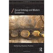 Social Ontology and Modern Economics 9780415858298