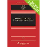 Criminal Procedure: Investigation and Right To Counsel, Third Edition 9781454868309