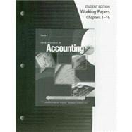 Working Papers for Gilbertson/Lehman’s Fundamentals of Accounting: Course 1 9780538448321