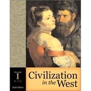 Civilization in the West, Volume I (to 1715) (with Study Card) 9780205558322