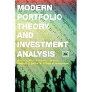 Modern Portfolio Theory and Investment Analysis, 8th Edition 9780470388327