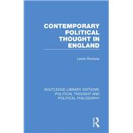 Contemporary Political Thought in England 9780367248338