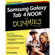 Samsung Galaxy Tab 4 Nook for Dummies 9781119008347
