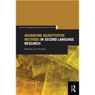 Advancing Quantitative Methods in Second Language Research 9780415718349
