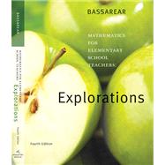 Explorations Manual for Bassarear's Mathematics for Elementary School Teachers, 4th 9780618768370