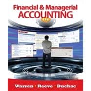 Financial & Managerial Accounting, 11th Edition 9781133458371
