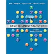Basic Business Statistics 9780132168380