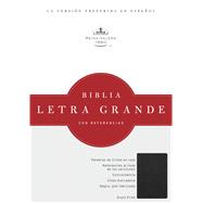 RVR 1960 Biblia Letra Grande, negro piel fabricada 9781586408381