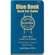 Kelley Blue Book Consumer Used Car Guide 2001-2015 Models 9781936078394
