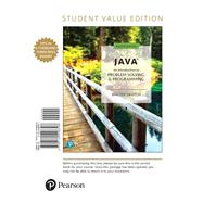 Java: An Introduction to Problem Solving and Programming, Student Value Edition