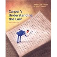 Carper's Understanding the Law 9781285428420