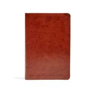 CSB Large Print Ultrathin Reference Bible, British Tan LeatherTouch, Black Letter Edition, Indexed 9781433648427