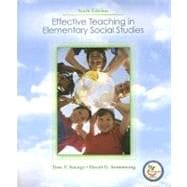 Effective Teaching in Elementary Social Studies 9780131738430