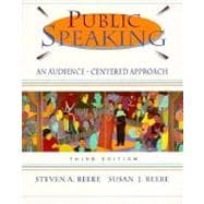 Public Speaking : An Audience-Centered Approach