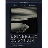UNIV CALCULUS EARLY TRANS SINGLE&MML&SSM PK 9780321788474