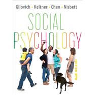 SOCIAL PSY 3E 3HP W/EB REG CRD 9780393138474