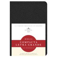 RVR 1960 Biblia Compacta Letra Grande con Referencias, negro imitación piel 9781586408480
