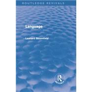 Language (Routledge Revivals) 9781138868489
