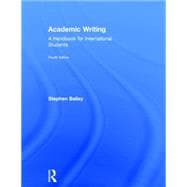 Academic Writing: A Handbook for International Students 9781138778498