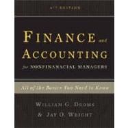 Finance and Accounting for Nonfinancial Managers 9780465018499