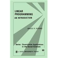Linear Programming : An Introduction