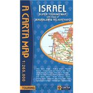 Carta Israel Super Touring Map 9789652208507