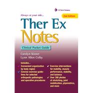 Ther Ex Notes: Clinical Pocket Guide 9780803658516