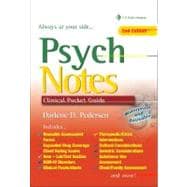 Psych Notes : Clinical Pocket Guide 9780803618534