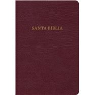RVR 1960 Biblia Compacta Letra Grande con Referencias, rojizo piel fabricada con cierre 9781586408534